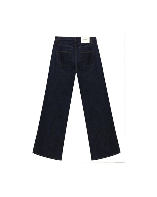Wide Jeans Coperni de color Blue