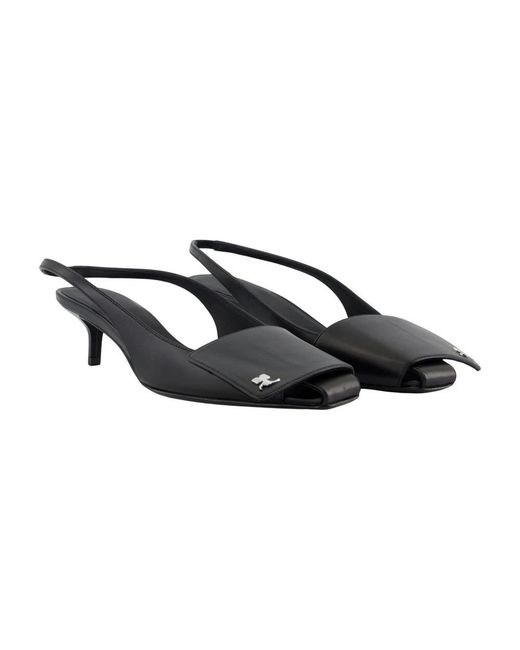 Courreges Black Pumps