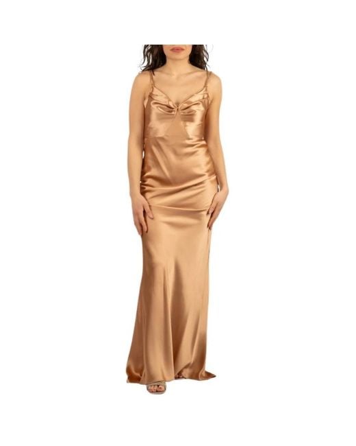 Elisabetta Franchi Brown Gowns
