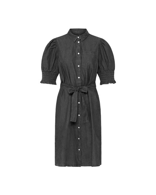 Ichi Shirt Dresses in het Black