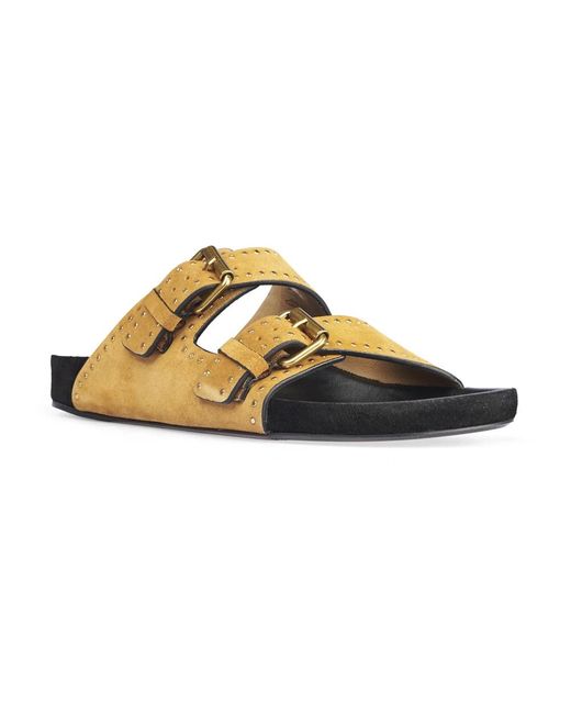 Isabel Marant Metallic Sliders