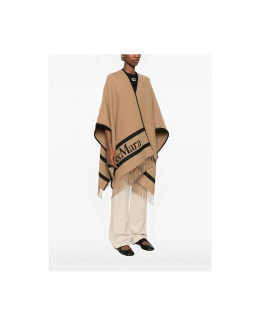 Capes Max Mara de color Brown