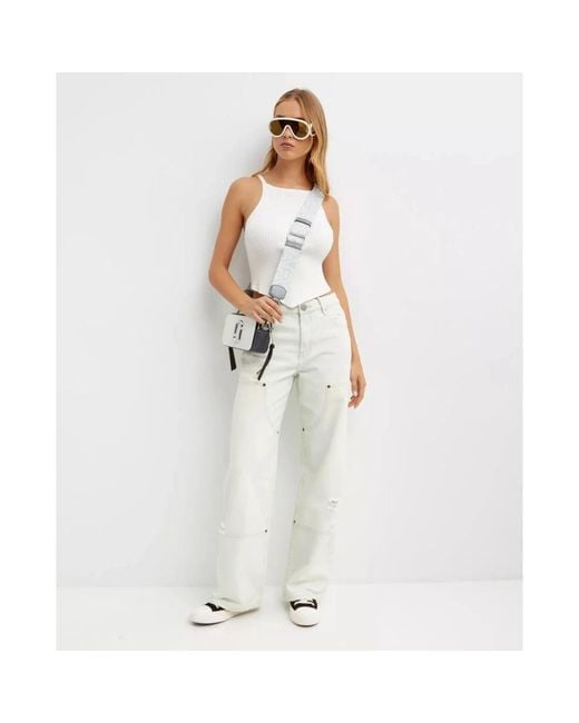 Straight Jeans One Teaspoon en coloris Natural