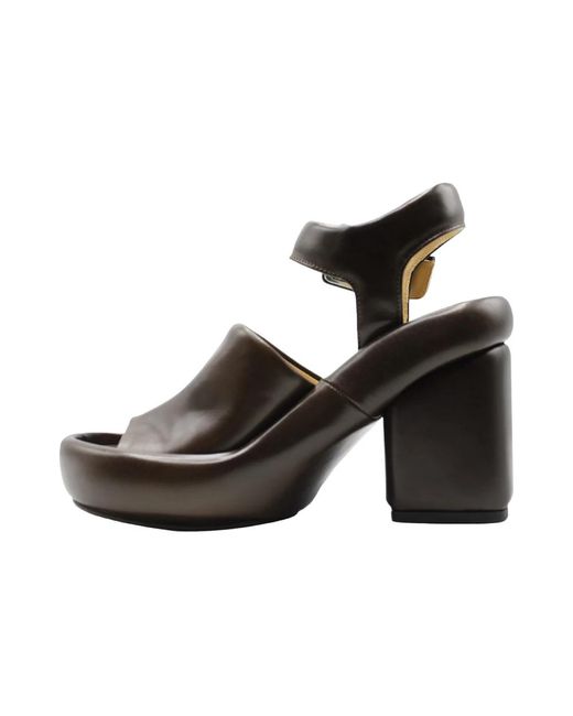 Shoes > sandals > high heel sandals Lemaire en coloris Black