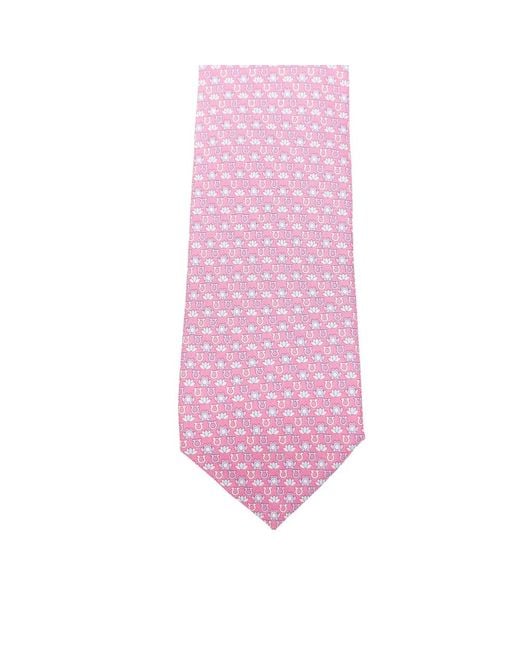 Ferragamo Pink Ties for men