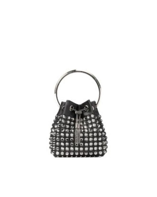 Bucket Bags di Jimmy Choo in Black