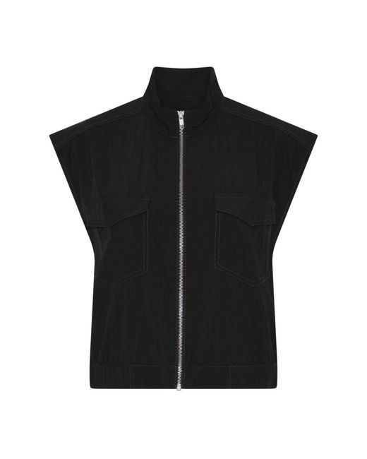Vests Bruuns Bazaar en coloris Black