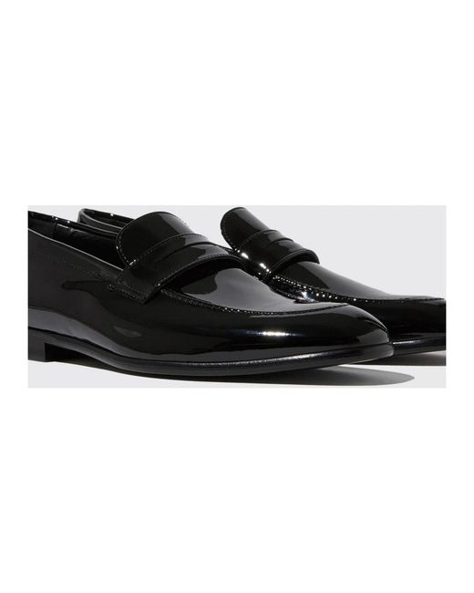 Scarosso Black Loafers for men