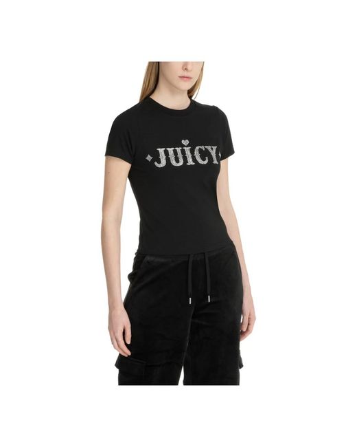 Tops > t-shirts Juicy Couture en coloris Black
