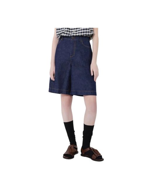 Weekend by Maxmara Blue Denim Shorts