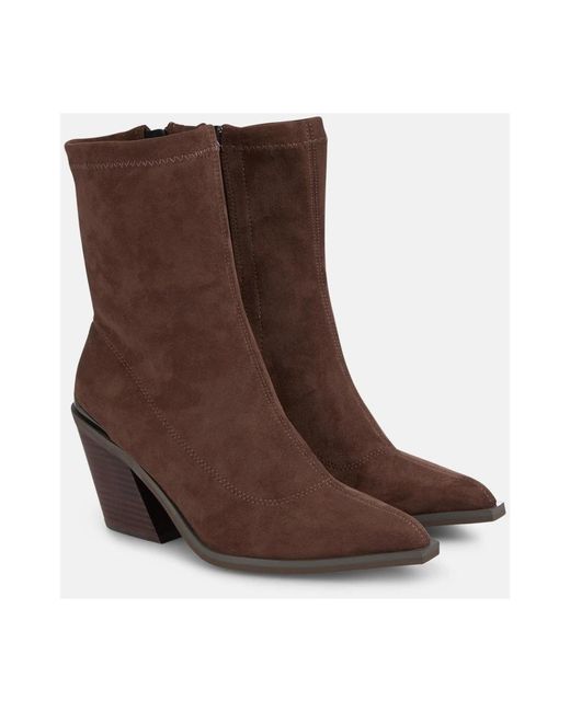 Alma En Pena. Brown Cowboy & Biker Boots