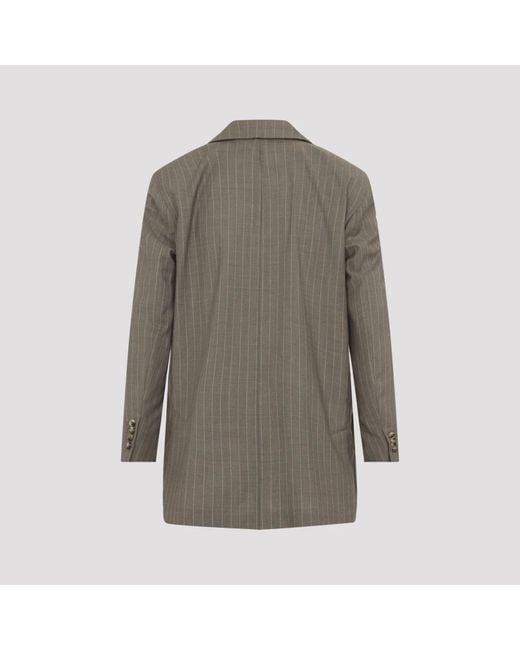 Max Mara Gray Blazers