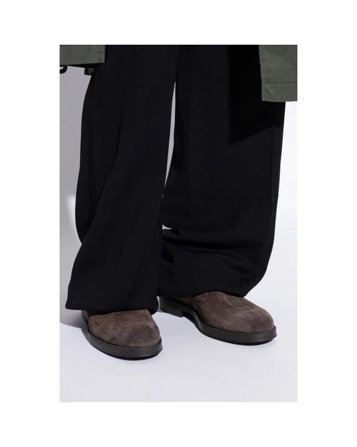 Tod's Black Lace-Up Boots for men