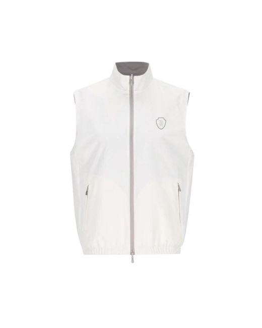 Brunello Cucinelli White Waistcoats for men