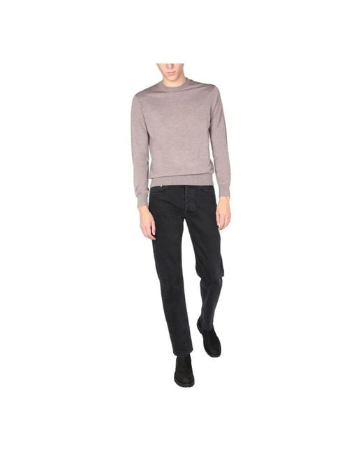Ballantyne Purple Round-Neck Knitwear for men