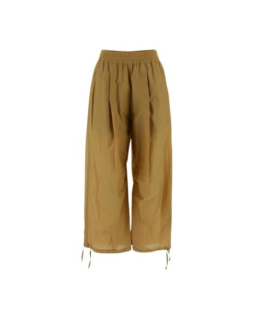 Wide Trousers Philosophy Di Lorenzo Serafini de color Natural