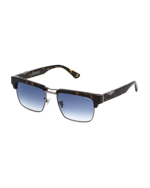 Police Blue Origins 62 sonnenbrille blau verlauf