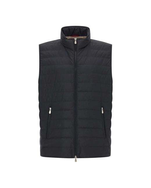Brunello Cucinelli Blue Waistcoats for men