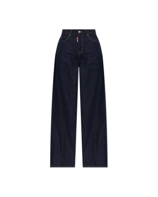Wide Jeans DSquared² de color Blue
