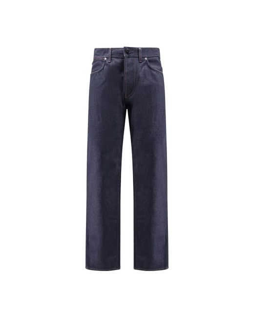Stone Island Blue Straight Jeans for men