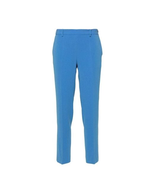 Alberto Biani Blue Slim-Fit Trousers