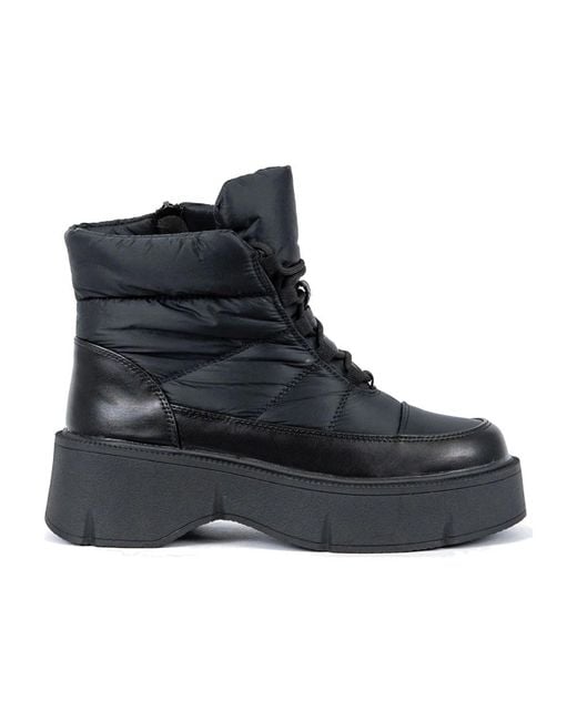 Betsy Blue Schwarze Geschlossene Knöchelstiefel Für Frauen