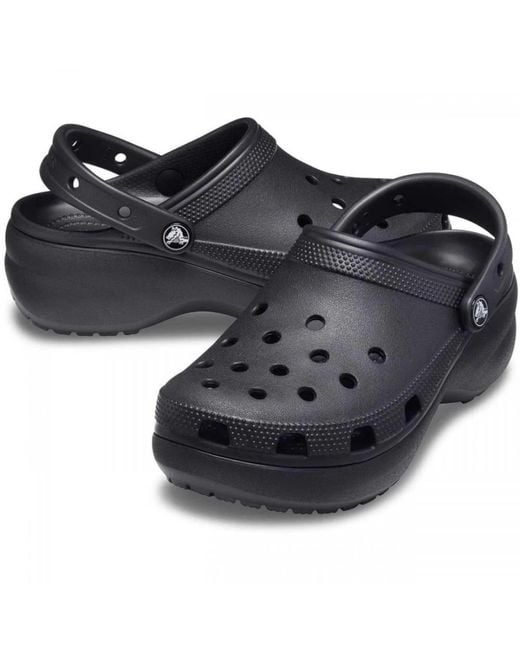 CROCSTM Schoenen ,Zwart ,Zwarte Plateauklomp in het Black