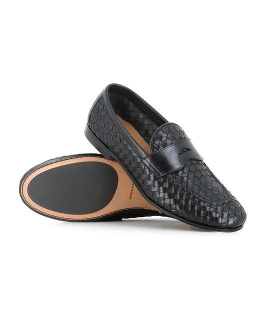 Henderson Black Loafers for men