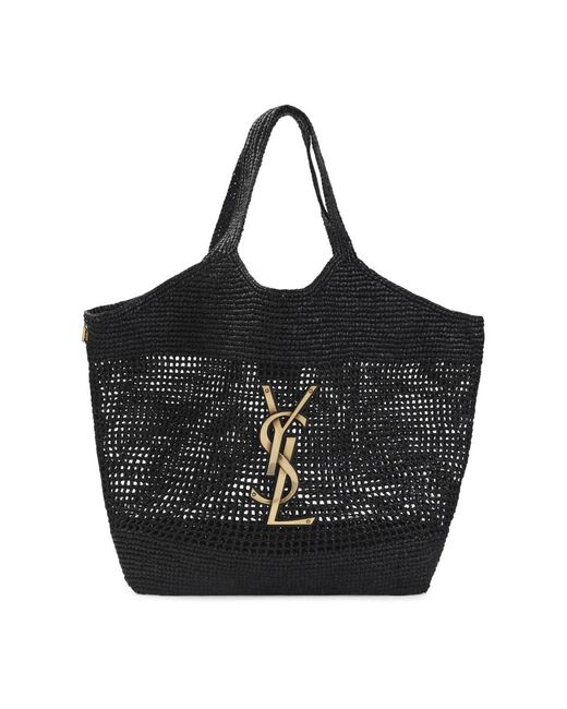 Saint Laurent Black Icare Handbag