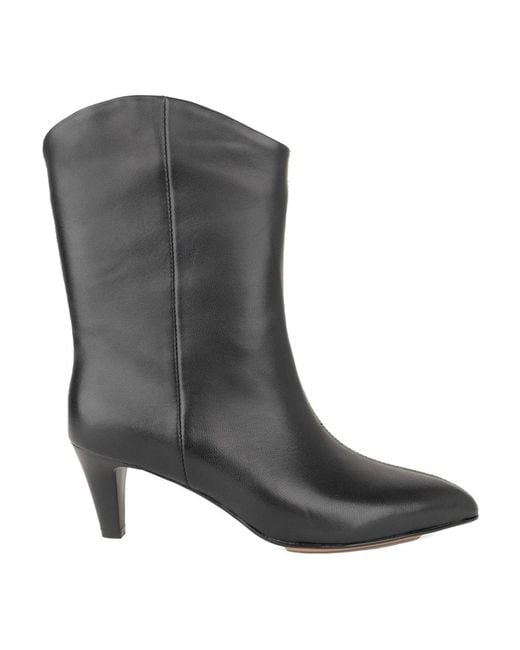 Linda Baumann Gray Heeled Boots