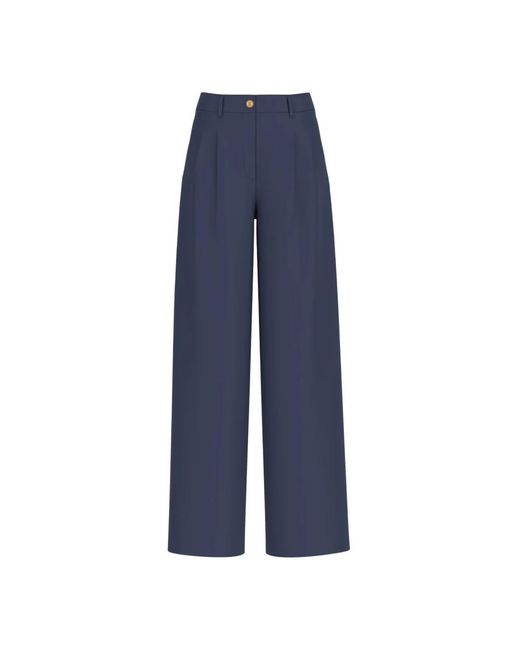 Guess Broeken ,Blauw ,Slim Fit Blauwe Broek Voor Vrouwen in het Blue