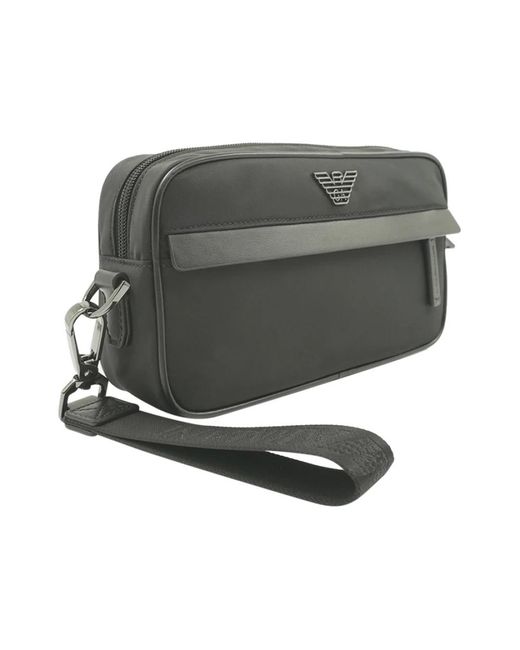 Emporio Armani Green Toilet Bags for men