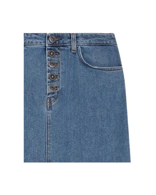 Dondup Blue Wide Jeans