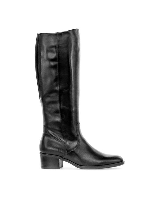 Gabor Black Heeled Boots