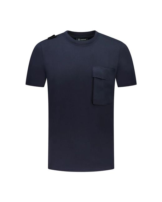 Ma Strum Tops ,Blauw ,Katoen Blauw Katoenen T-Shirt Mas 8388M428Inknavy/1733 in het Blue voor heren