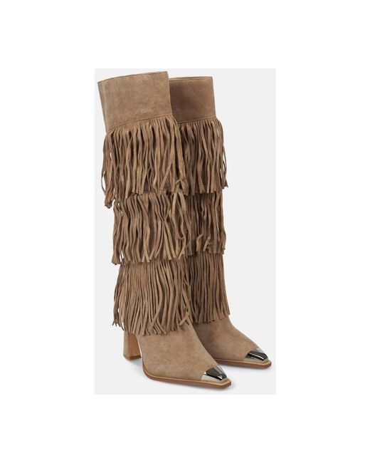 Alma En Pena. Brown Cowboy & Biker Boots