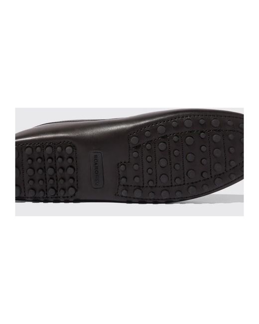 Scarosso Black Loafers for men