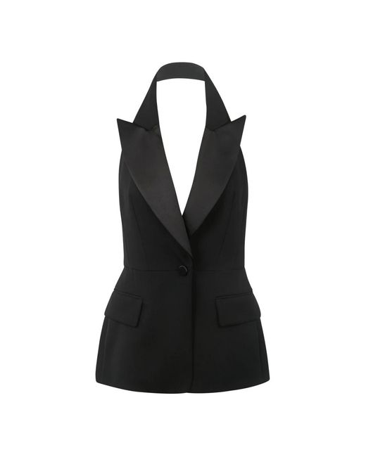 Max Mara Black Sleeveless Tops