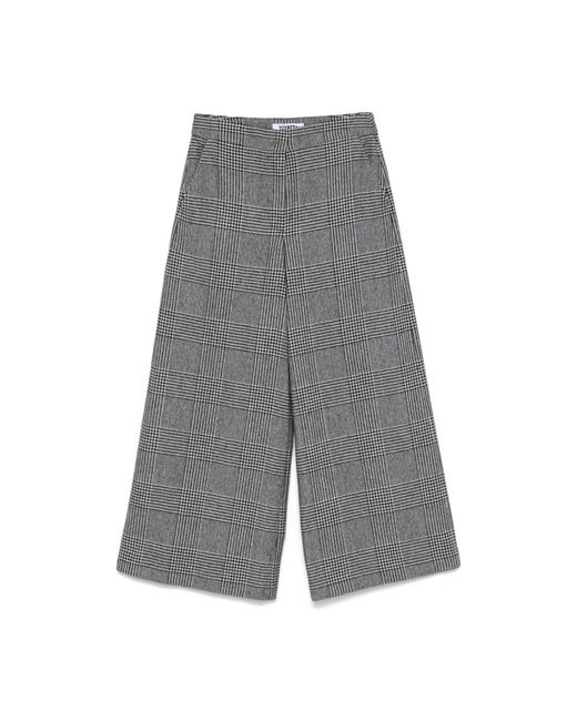 Vivetta Gray Wide Trousers