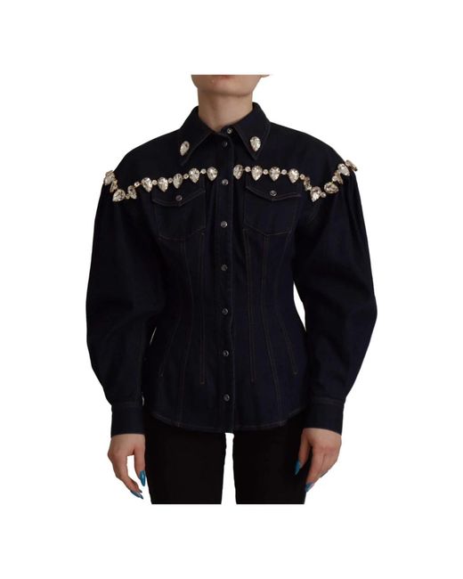 Dolce & Gabbana Black Denim Jackets