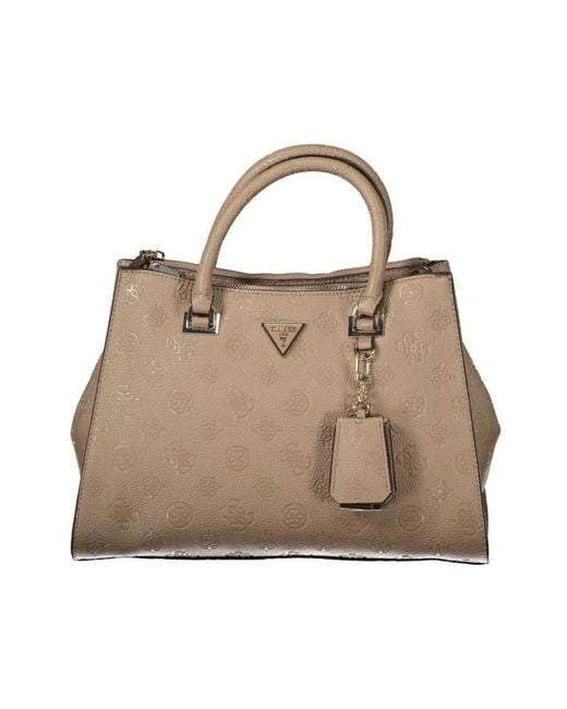 Guess Natural Braune Polyethylen-Damentasche