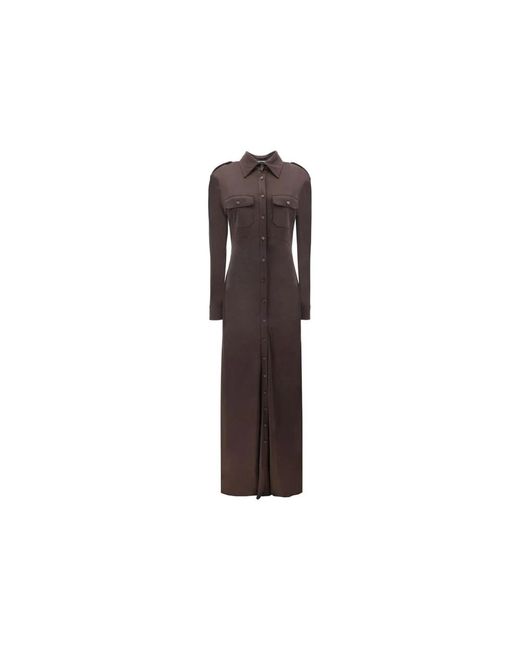 Tom Ford Brown Shirt Dresses