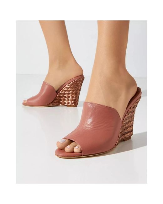 Paris Texas Pink Wedges