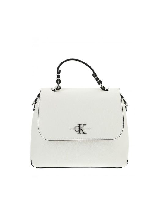 Calvin Klein Handbag K60K607480 in Weiß - Lyst