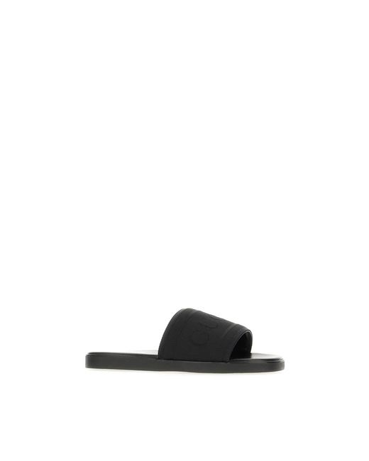 Gucci Black Sliders for men