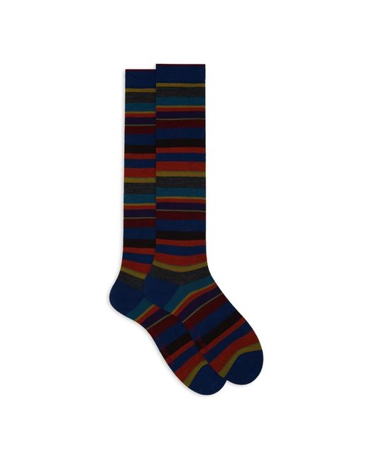 Gallo Lange blaue socken in Blue für Herren