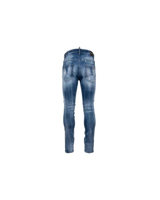 DSquared² Blue Skinny Fit Jeans for men