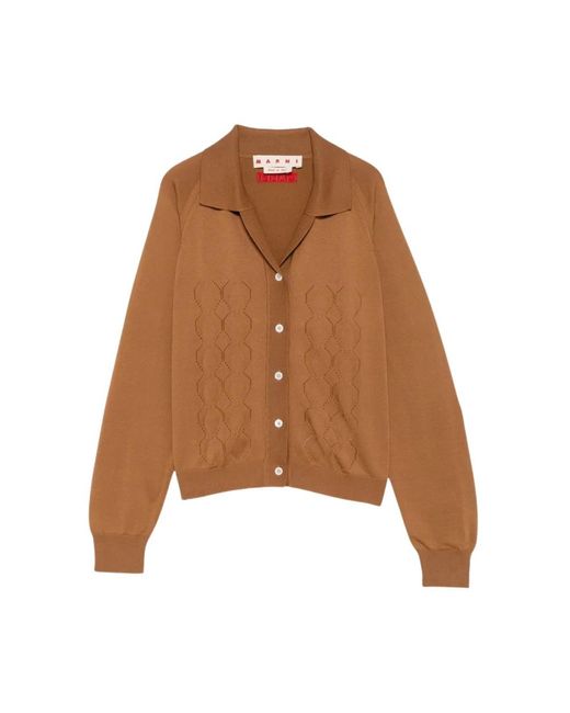 Cardigans Marni en coloris Brown