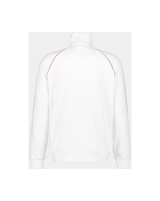 Brunello Cucinelli White Zip-Throughs for men