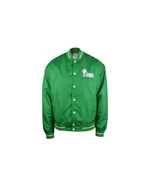 Palm Angels Douby Bomber Jacket in het Green voor heren